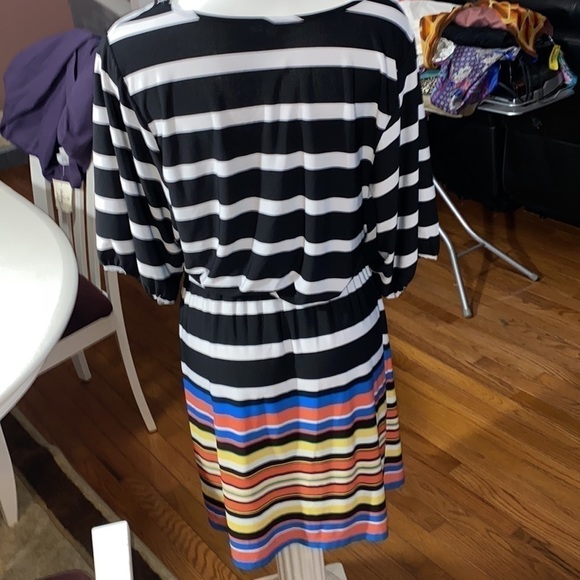 EMMA & Michele Striped multi coloured shift dress size XL - Picture 5 of 11